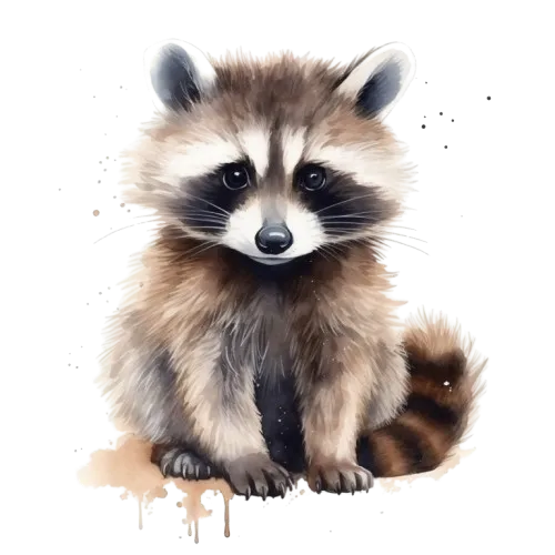 Praxis für Kinder- und Jugendmedizin Gallin - Tierfoto Waschbär